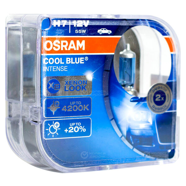 Лампа OSRAM Cool Blue Intense+20 - H7-55 Вт-4200К, 2 шт. в Ростове-на-Дону