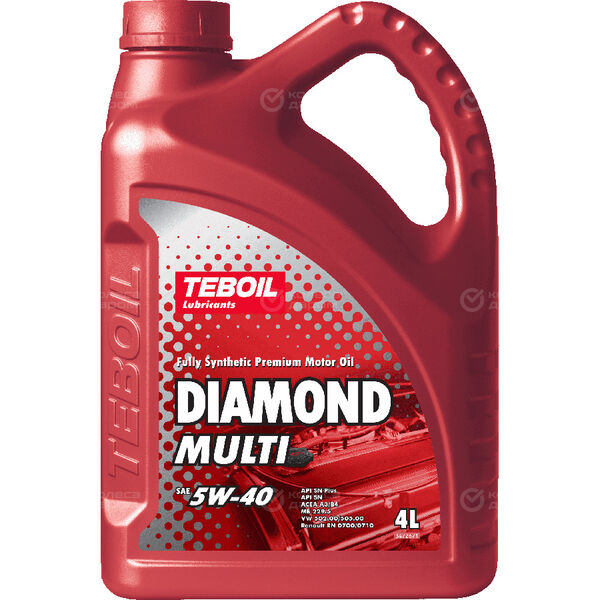 Моторное масло Teboil DIAMOND Multi 5W-40, 4 л в Дюртюли