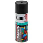 Краска-спрей черная глянцевая KUDO 520 мл (art. KU1002)