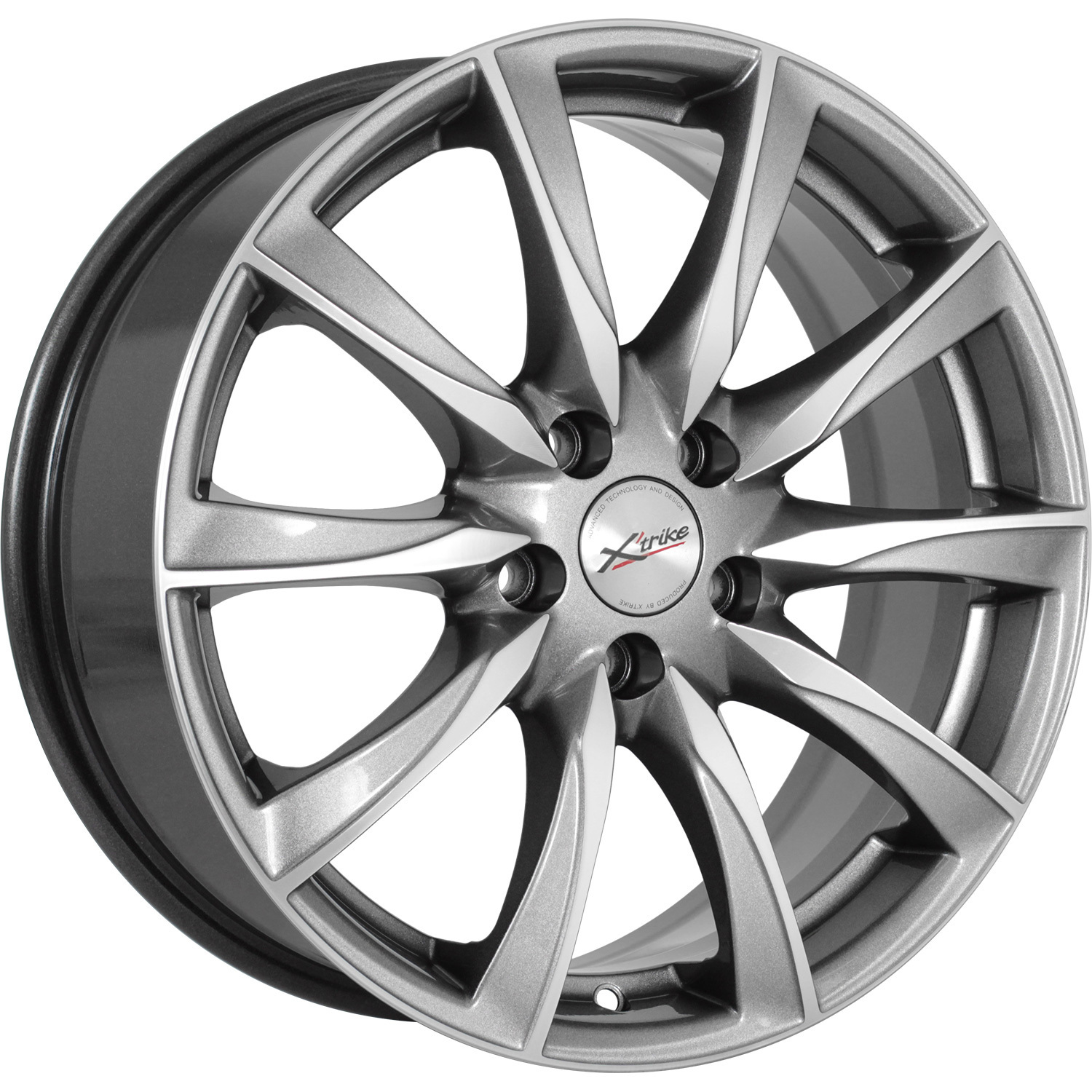 Колесный диск X-trike X120M 7x17/5x108 D60.1 ET45 HSB_FP