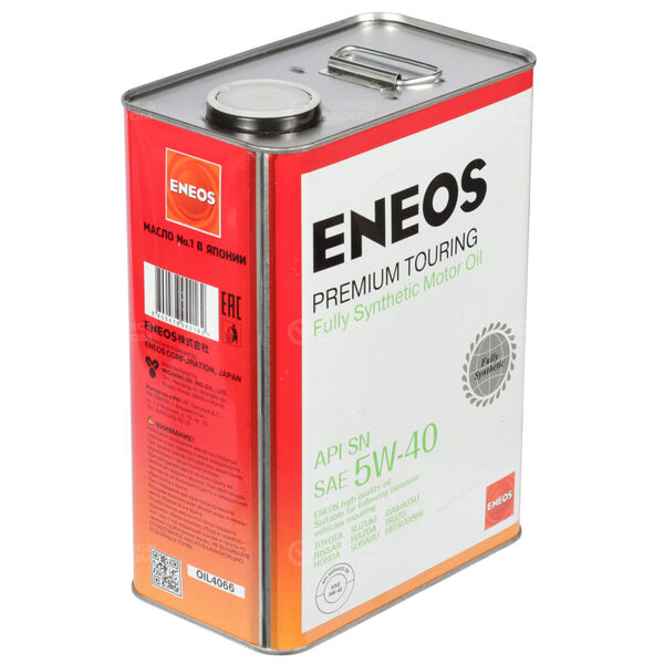 Моторное масло Eneos Premium TOURING SN 5W-40, 4 л в Заинске