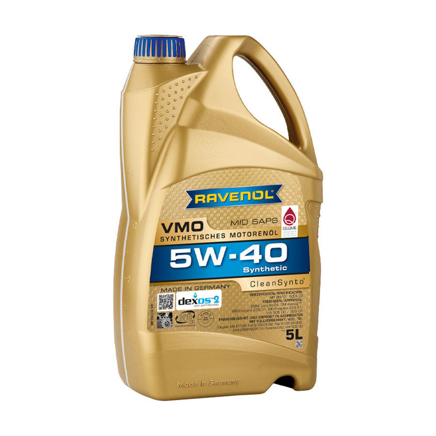 Моторное масло Ravenol VMO 5W-40, 5 л