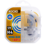 Лампа BocxoD Extra Blue+60 - H4-55 Вт, 2 шт.