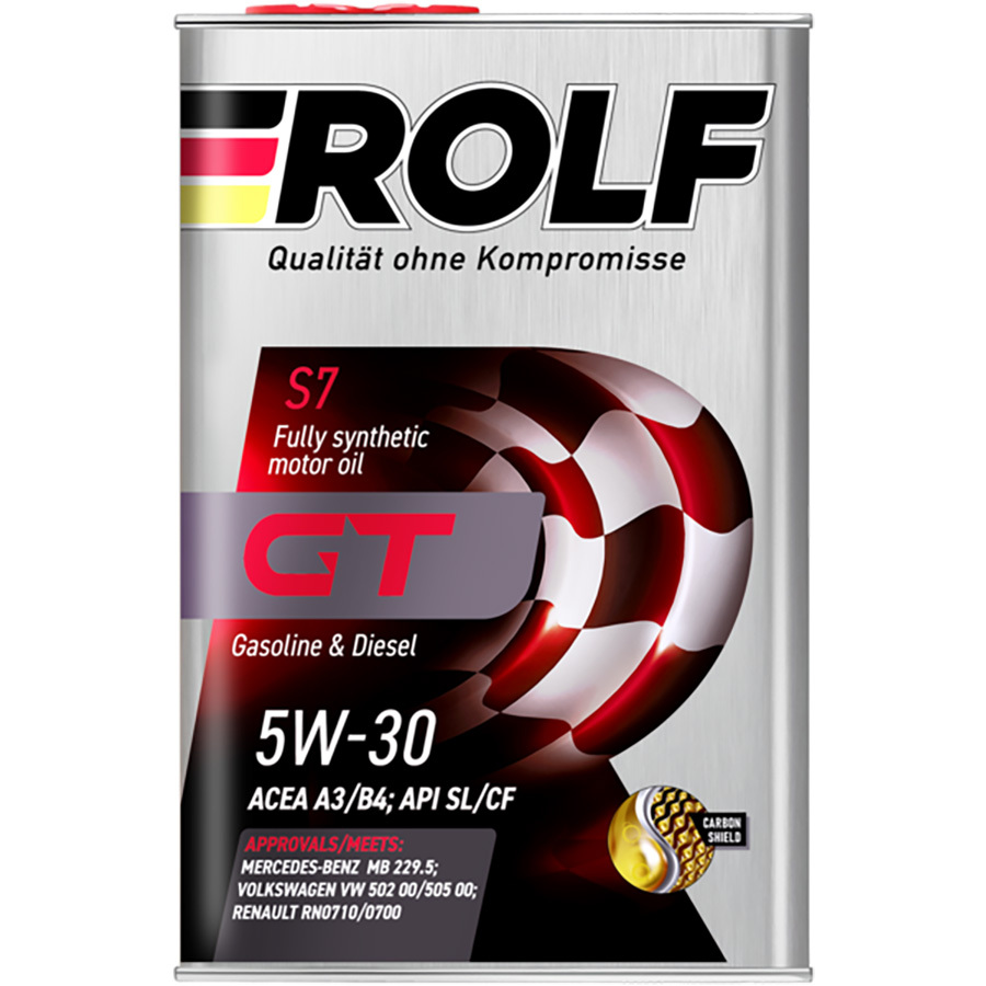 Rolf Моторное масло Rolf GT A3/B4 SL/CF 5W-30, 4 л