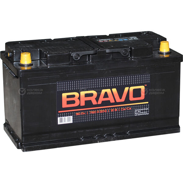 Автомобильный аккумулятор Аком Bravo 90 Ач прямая полярность L5 в Саратове