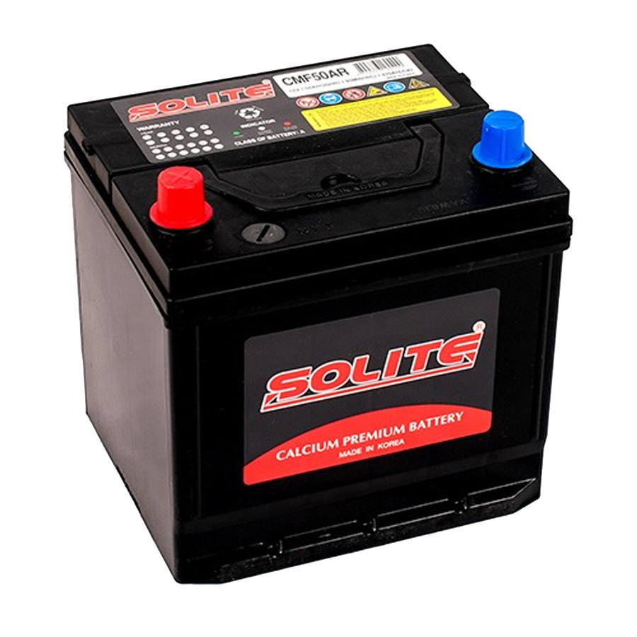 Solite Автомобильный аккумулятор Solite 50 Ач прямая полярность D20R