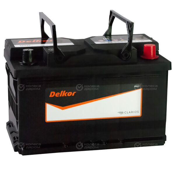 Автомобильный аккумулятор Delkor 75 Ач обратная полярность LB3 в Нягани