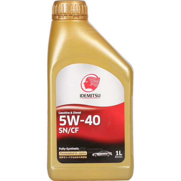 Моторное масло Idemitsu Fully-Synthetic SN/CF 5W-40, 1 л в Липецке