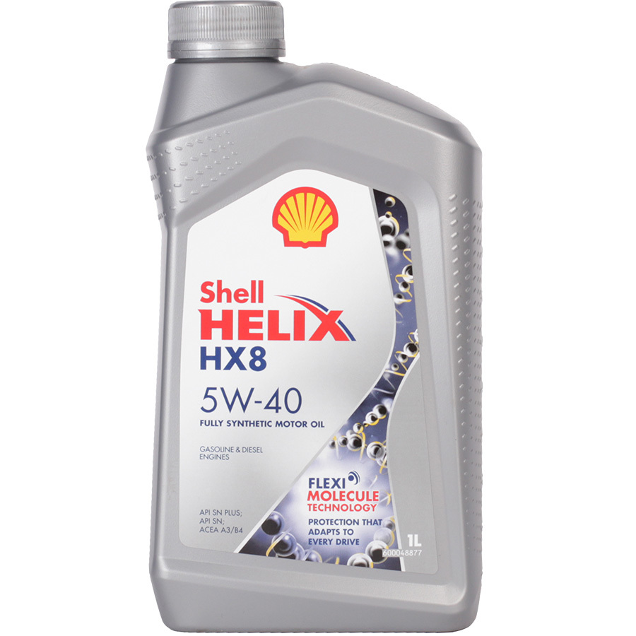 Shell Моторное масло Shell Helix HX8 5W-40, 1 л моторное масло shell helix hx8 ect 5w 30 4 л синтетическое