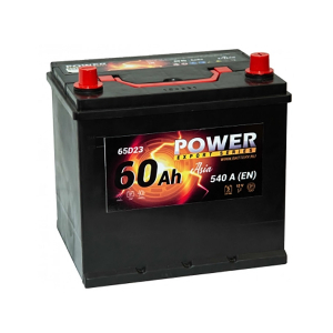 Автомобильный аккумулятор Duo Power Asia 65 Ач обратная полярность D23L
