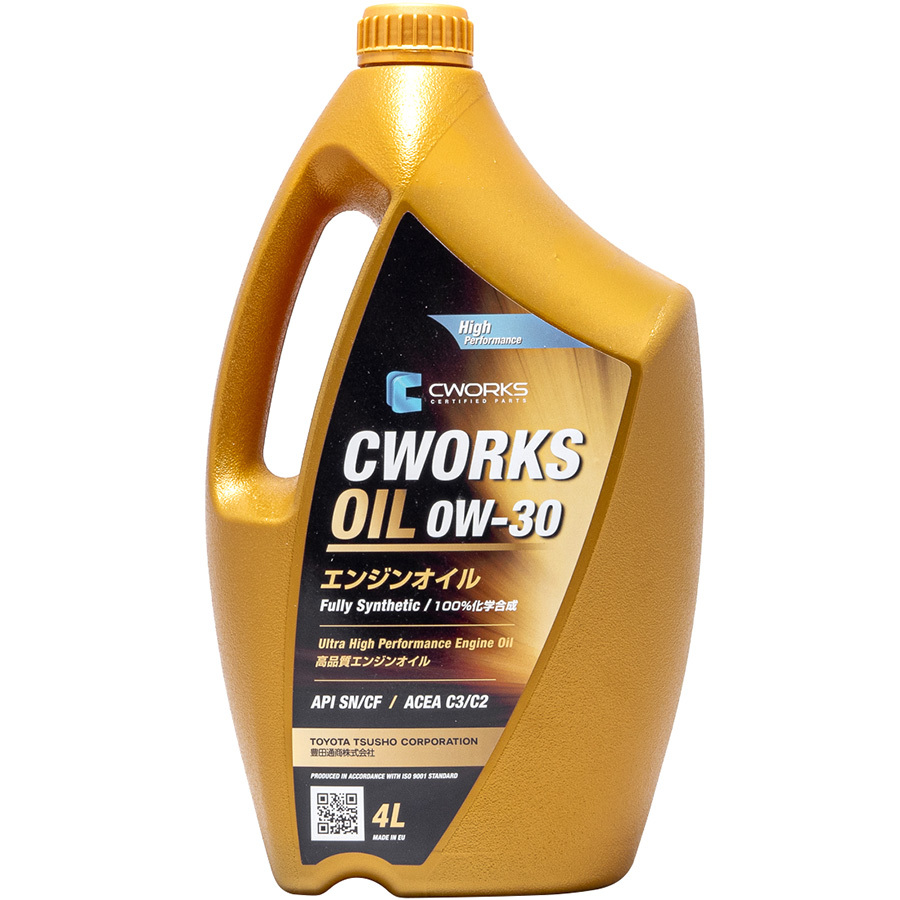 CWORKS Масло моторное Cworks OIL С2/С3 0W-30 4л cworks моторное масло cworks superia oil 5w 30 4 л