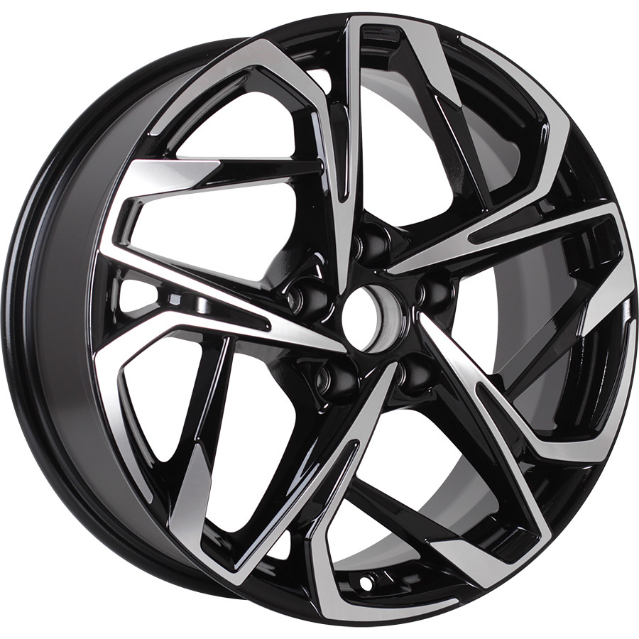 Колесный диск KHOMEN KHW1716 (ZV_17 Audi) 7x17/5x112 D66.6 ET49 Black_FP