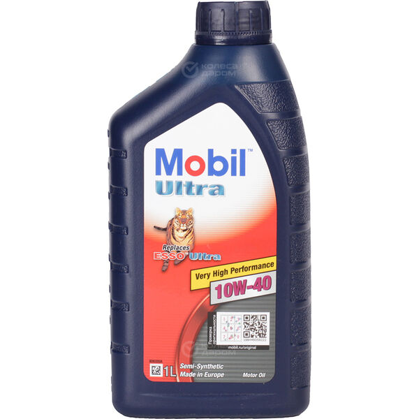 Моторное масло Mobil Ultra 10W-40, 1 л в Сызрани