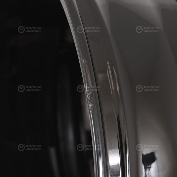 Колесный диск КиК Игуана-оригинал  6.5xR16 5x108 ET50 DIA63.35 (уценка) черный глянцевый с полированными элементами лицевой поверхности в Твери