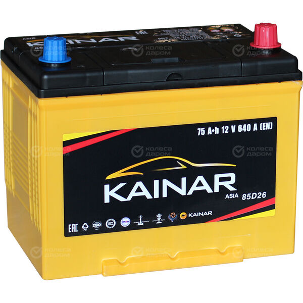 Автомобильный аккумулятор Kainar 75 Ач обратная полярность D26L в Березниках