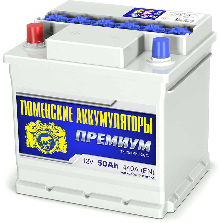 Tyumen Battery Автомобильный аккумулятор Tyumen Battery Premium 50 Ач прямая полярность L1