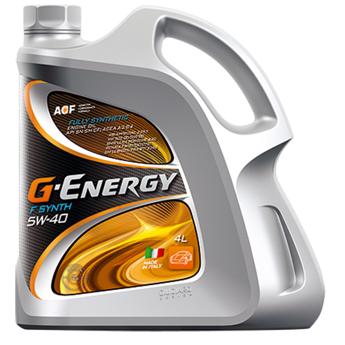 G-Energy Моторное масло G-Energy F Synth 5W-40, 4 л g energy моторное масло g energy f synth ec 5w 30 4 л
