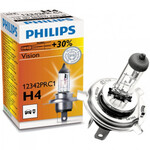 Лампа PHILIPS Vision Premium+30 - H4-60/55 Вт, 1 шт.