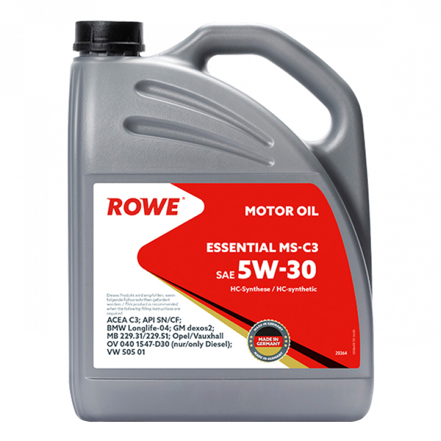 Моторное масло ROWE Essential 5W-30, 5 л