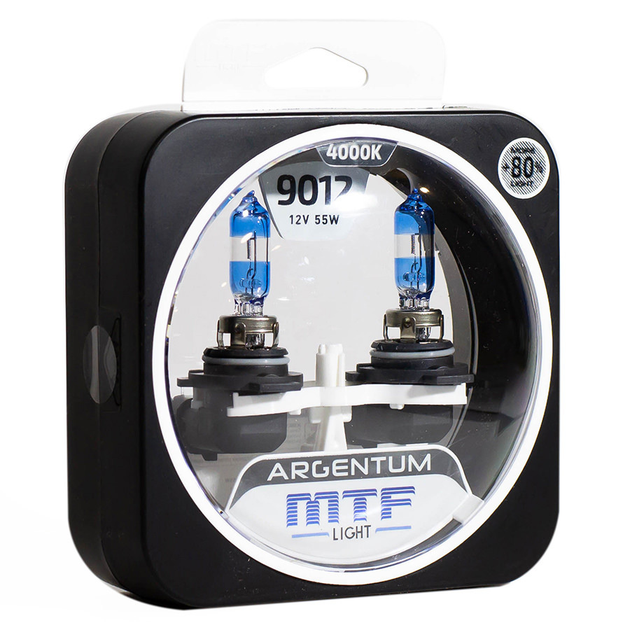 Автолампа MTF Лампа MTF Light Argentum+80 - HIR2-55 Вт-4000К, 2 шт.