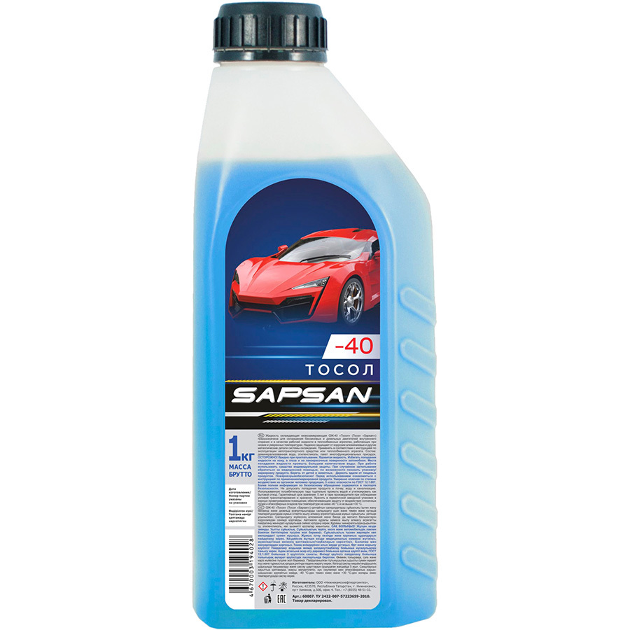 Sapsan Антифриз  Sapsan 1 л.