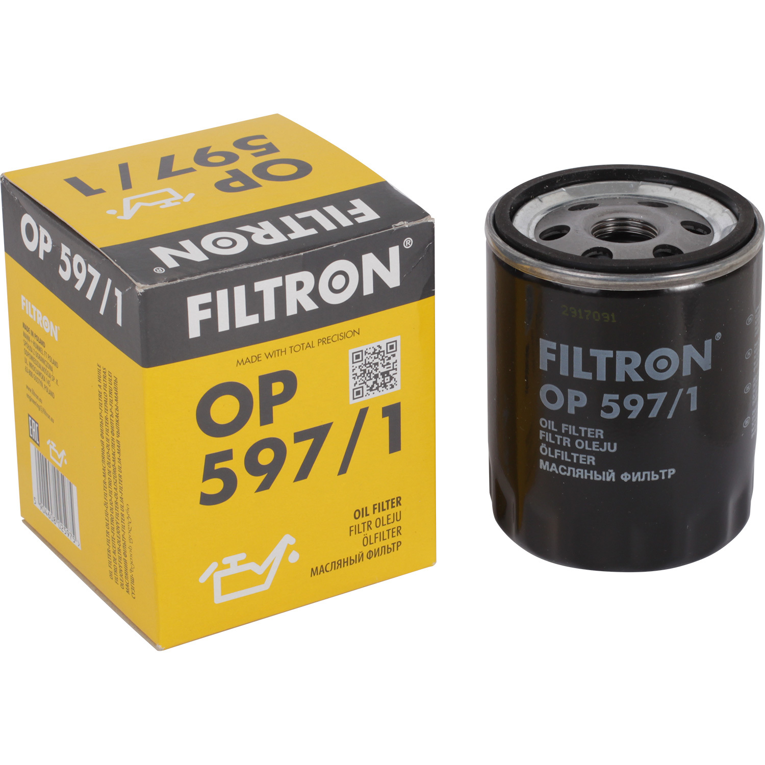 Фильтры Filtron Фильтр масляный Filtron OP5971