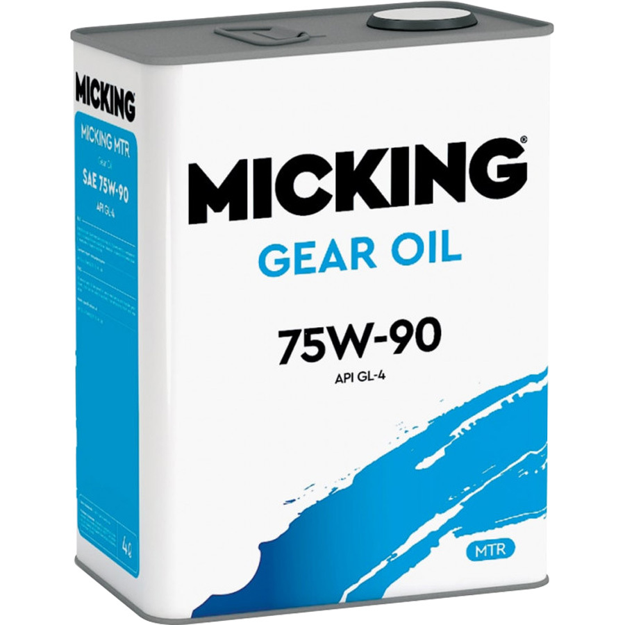 Micking Трансмиссионное масло Micking Gear 75W-90, 4 л газпромнефть масло трансмиссионное газпромнефть gl 5 75w90 4л