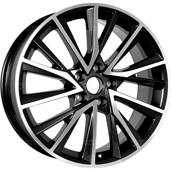 Колесный диск КиК Серия Premium КР010 (18_Lexus NX_AZ1)  7.5xR18 5x114.3 ET39 DIA60.1 глянцевый черный с полированной лицевой частью в Курске