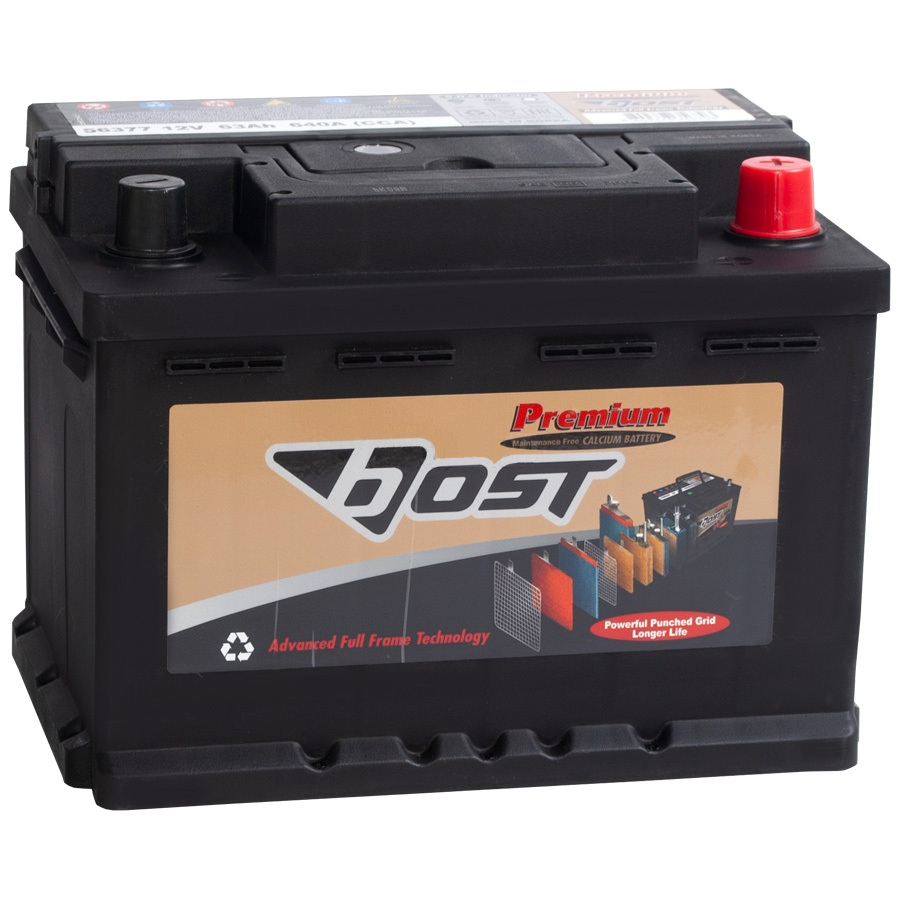 Bost Автомобильный аккумулятор Bost Premium 63 Ач обратная полярность LB2 mutlu автомобильный аккумулятор mutlu 63 ач обратная полярность lb2