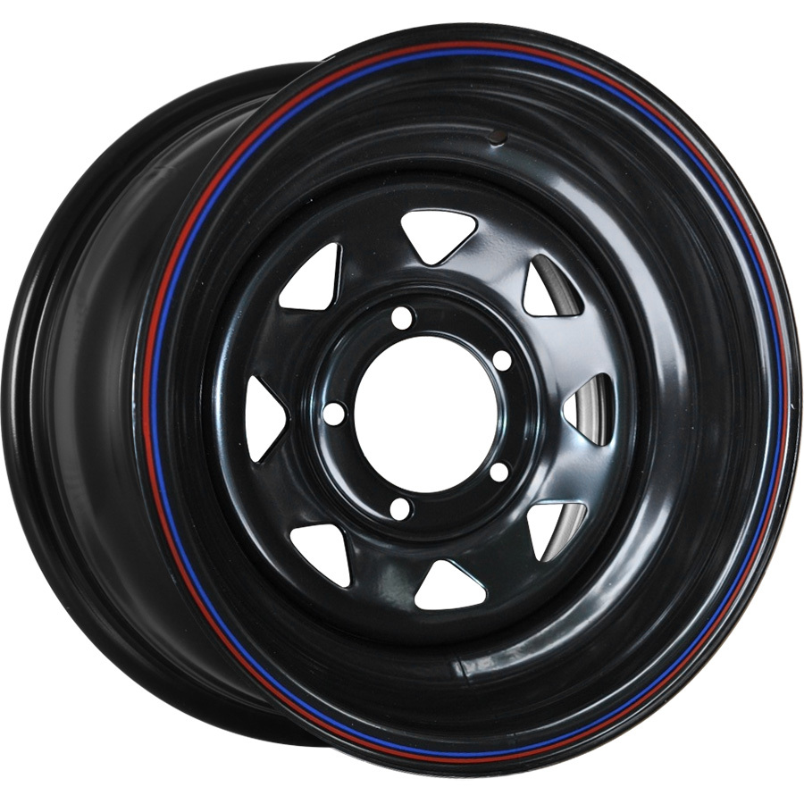 Колесный диск ORW (Off Road Wheels) Navara/Pathfinder 8xR16 6x114.3DIA66.1, цвет черный 1680-64366-0B Navara/Pathfinder 8x16/6x114.3 D66.1 ET Black - фото 1