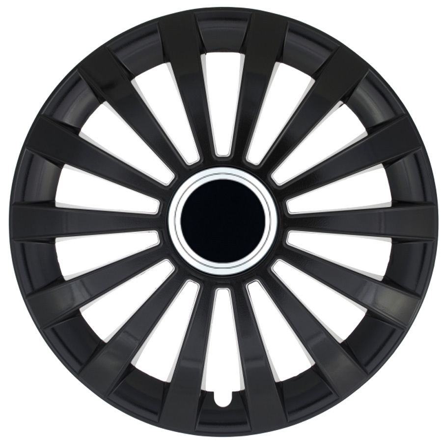 Jestic Колпаки колесные Jestic Meridian Ring 15" черный 4шт