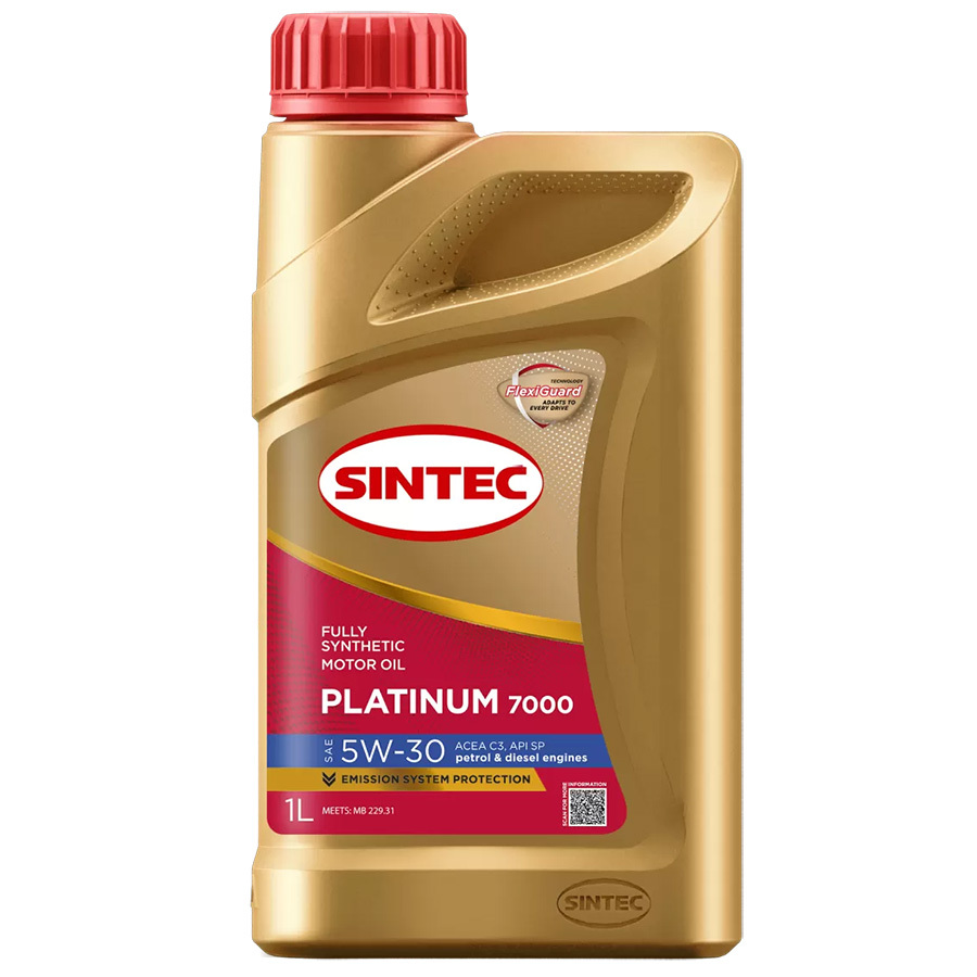 Моторное масло Sintec Platinum 7000 5W-30, 1 л