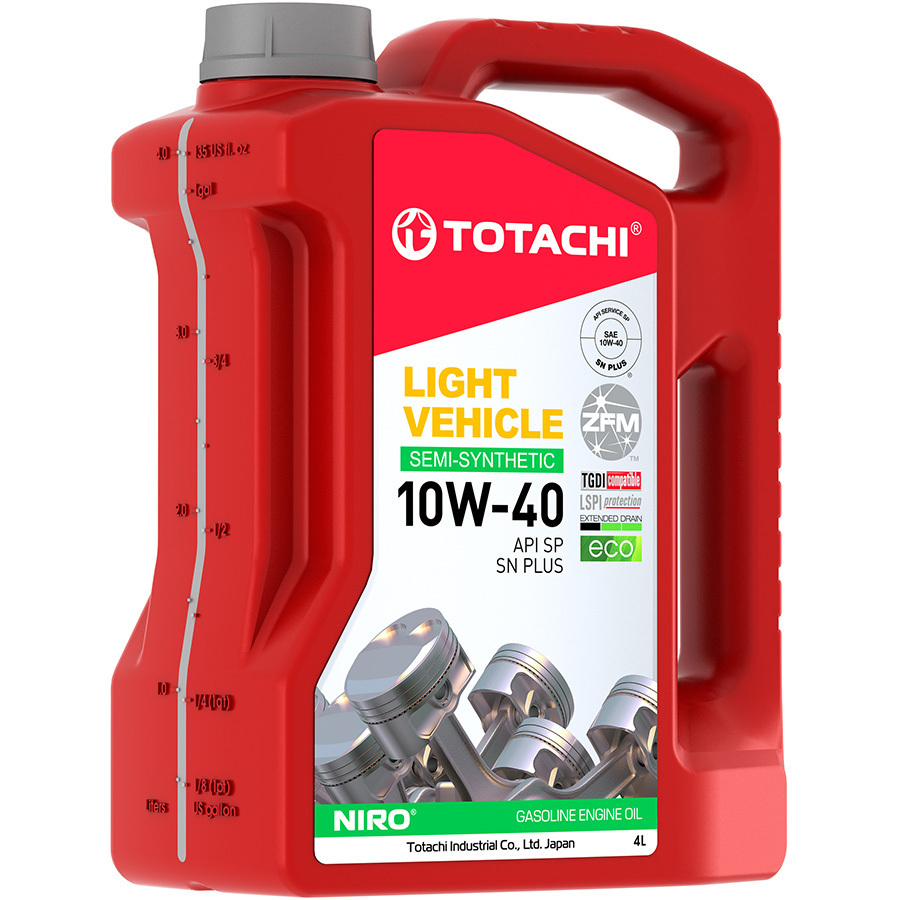 Моторное масло Totachi NIRO LV Semi-Synthetic SN 10W-40, 4 л