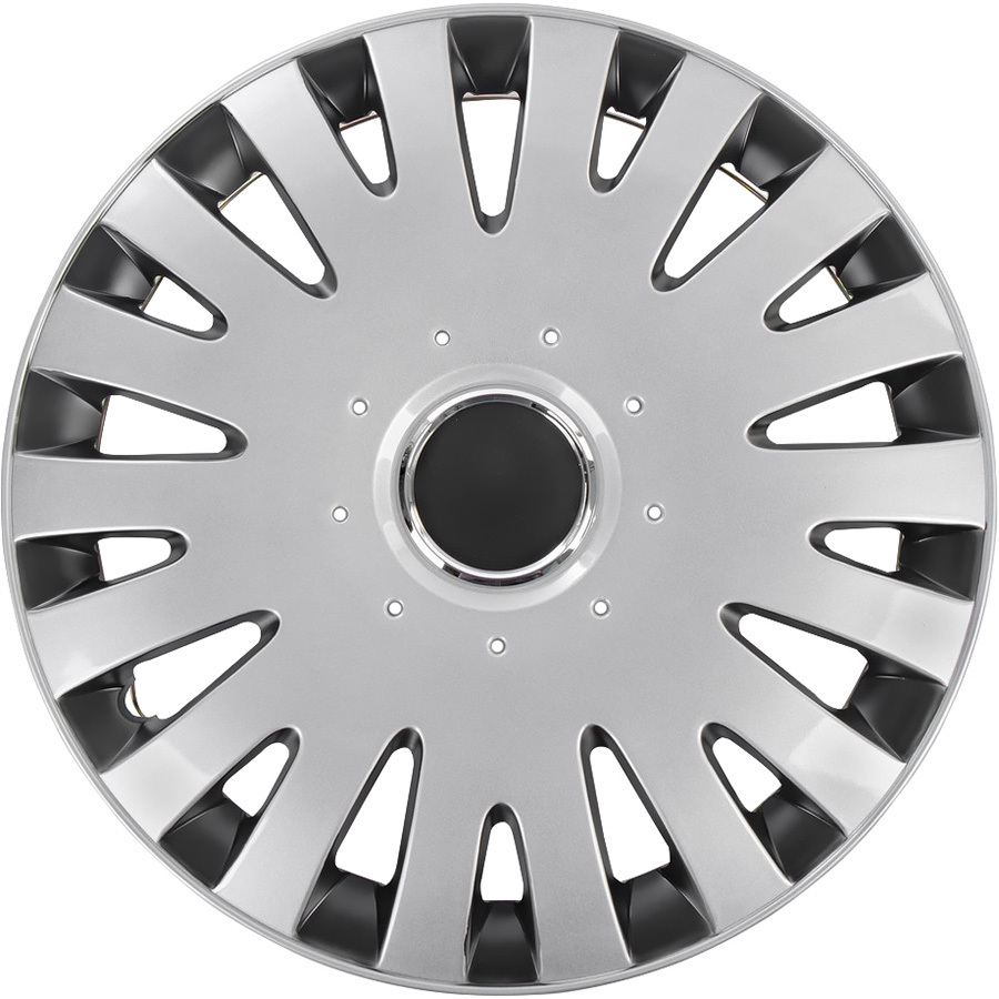 ARNEZI Колпаки колесные Arnezi Vega 14" серебристо-черный матовый 4шт