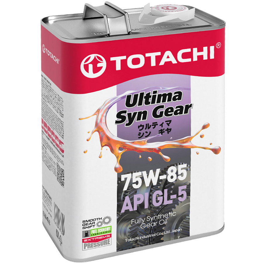 Трансмиссионное масло Totachi Ultima Syn Gear 75W-85, 4 л