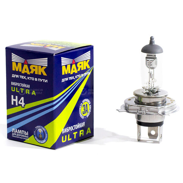 Лампа Маяк Ultra - H4-55 Вт, 1 шт. в Орске