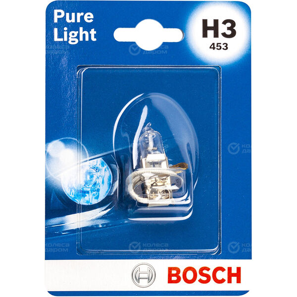 Лампа Bosch Pure Light - H3-55 Вт-3200К, 1 шт. в Москве