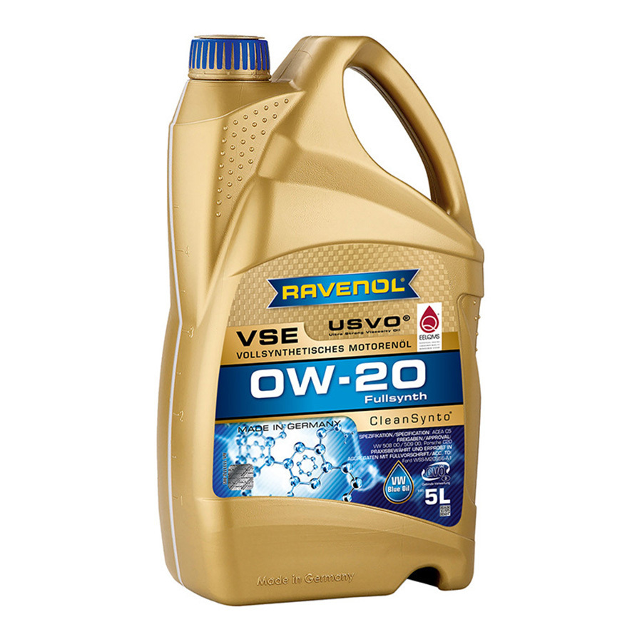 Моторное масло Ravenol VSE 0W-20, 5 л