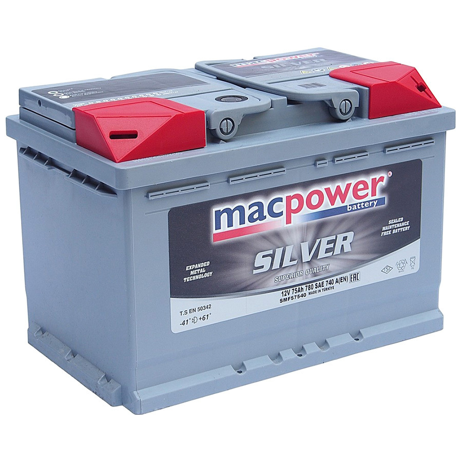Автомобильный аккумулятор Macpower Silver 75 Ач L3