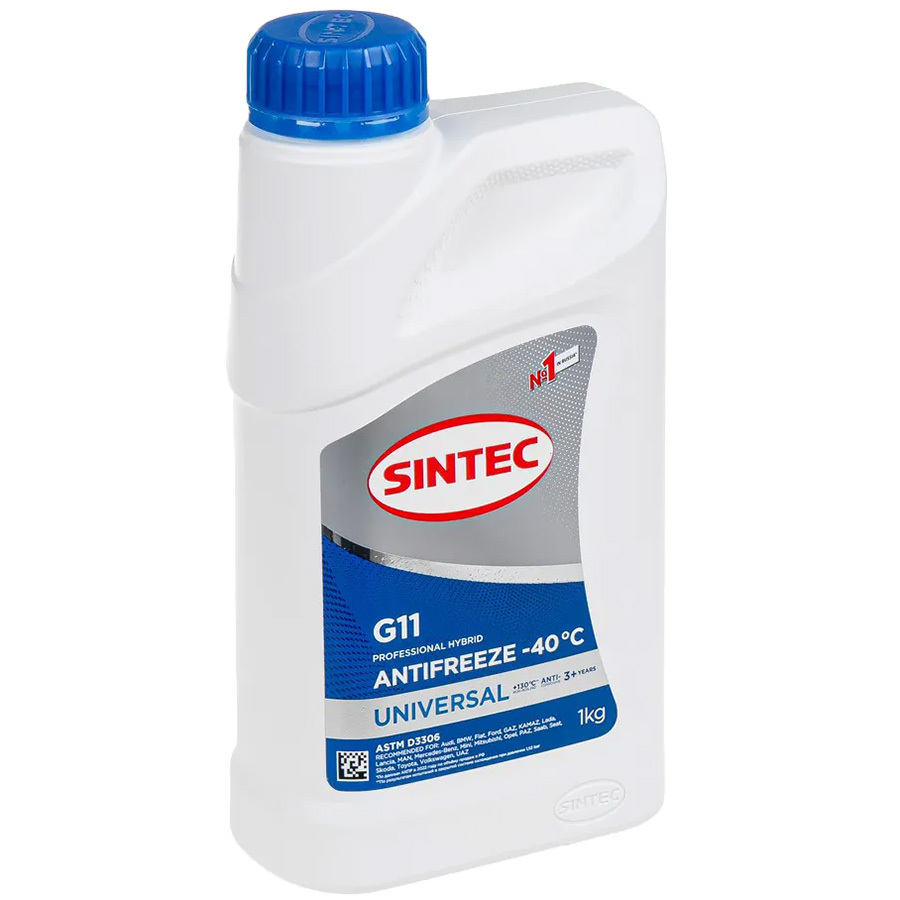 Антифриз Sintec G11 Синий 1 л.