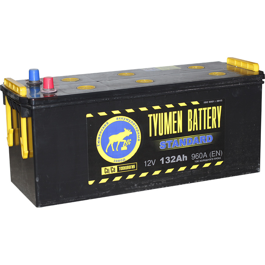 Грузовой аккумулятор Tyumen Battery Standard 132Ач п/п