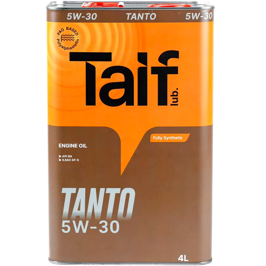 Моторное масло Taif TANTO 5W-30, 4 л