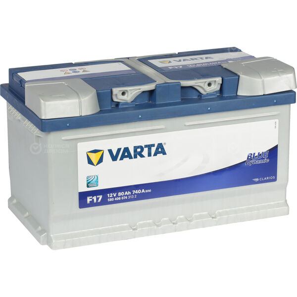 Автомобильный аккумулятор Varta Blue Dynamic F17 80 Ач обратная полярность LB4 в Туймазах
