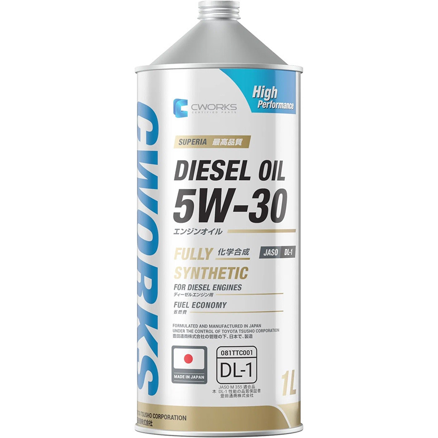 CWORKS Масло моторное Cworks Superia Diesel Oil 5W-30 1л