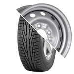 Колесо в сборе R15 Nokian Tyres 185/60 R 88 + Accuride