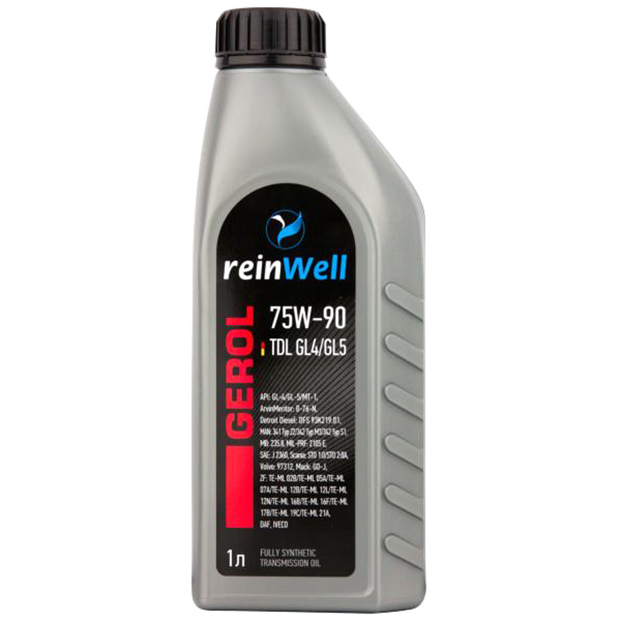 Трансмиссионное масло REINWELL Gerol 75W-90, 1 л