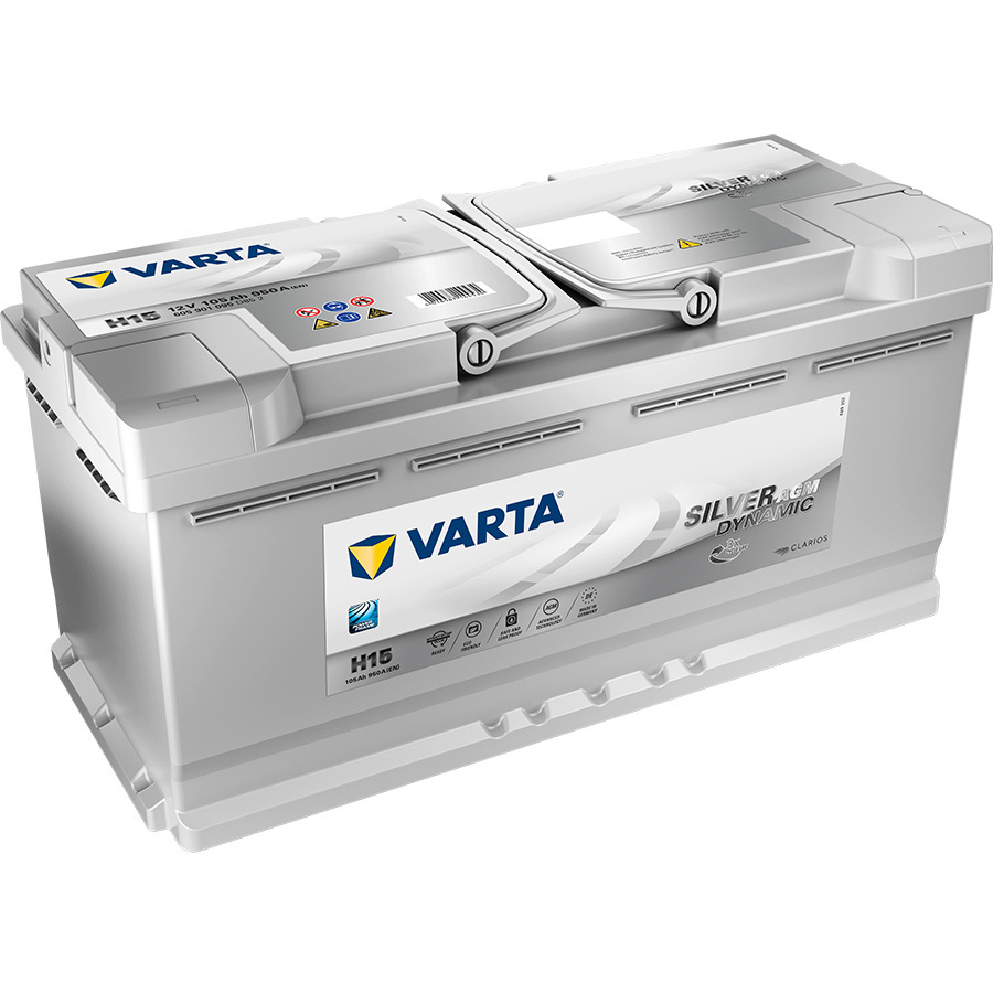 Varta Автомобильный аккумулятор Varta Silver Dynamic AGM 605 901 095 105 Ач обратная полярность L6