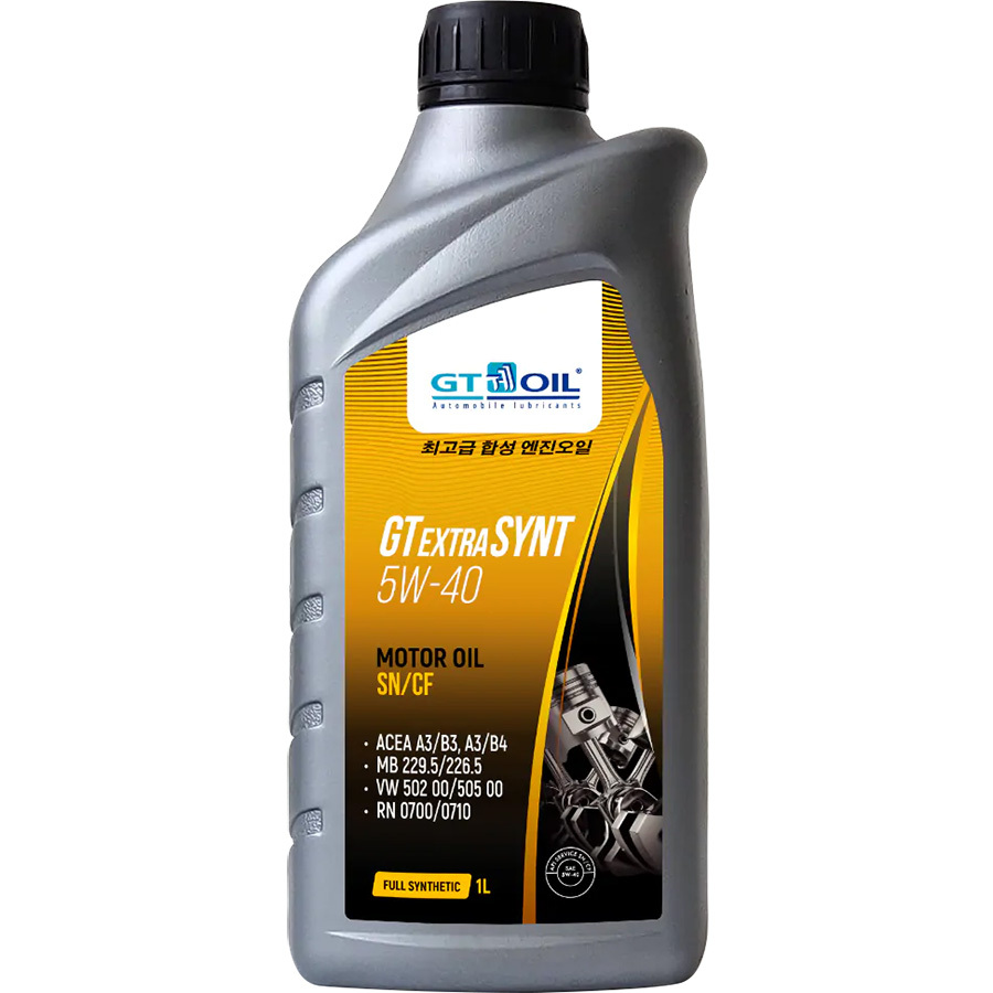 GT OIL Моторное масло GT OIL Extra Synt 5W-40, 1 л
