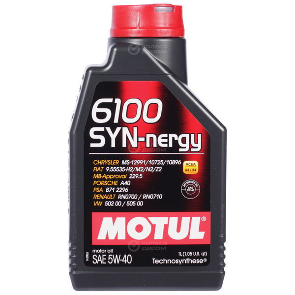 Моторное масло Motul 6100 SYN-NERGY 5W-40, 1 л в Муроме