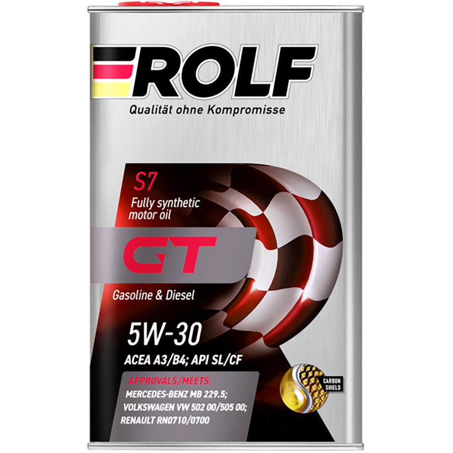 Rolf Моторное масло Rolf GT A3/B4 SL/CF 5W-30, 1 л